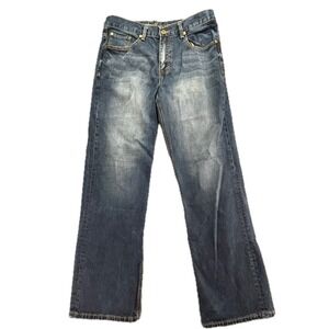 Cody James Mens Jeans W33 x L32 Denim Straight Leg Dark Wash Cotton